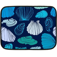 Mega Menu Seashells Fleece Blanket (mini)