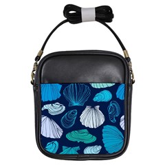 Mega Menu Seashells Girls Sling Bags