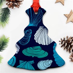 Mega Menu Seashells Christmas Tree Ornament (two Sides) by Mariart