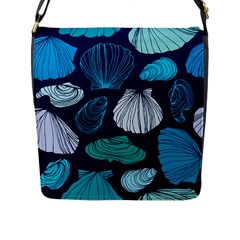 Mega Menu Seashells Flap Messenger Bag (l) 