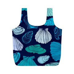 Mega Menu Seashells Full Print Recycle Bags (m) 