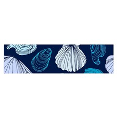 Mega Menu Seashells Satin Scarf (oblong)