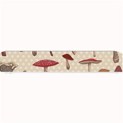 Mushroom Madness Red Grey Brown Polka Dots Small Bar Mats by Mariart