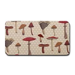 Mushroom Madness Red Grey Brown Polka Dots Medium Bar Mats by Mariart