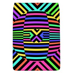 Optical Illusion Line Wave Chevron Rainbow Colorfull Flap Covers (l)  by Mariart