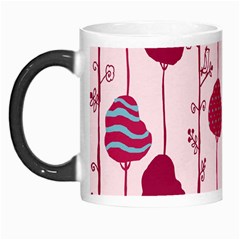 Original Tree Bird Leaf Flower Floral Pink Wave Chevron Blue Polka Dots Morph Mugs by Mariart