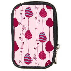 Original Tree Bird Leaf Flower Floral Pink Wave Chevron Blue Polka Dots Compact Camera Cases