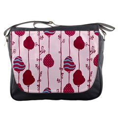 Original Tree Bird Leaf Flower Floral Pink Wave Chevron Blue Polka Dots Messenger Bags