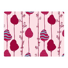 Original Tree Bird Leaf Flower Floral Pink Wave Chevron Blue Polka Dots Double Sided Flano Blanket (mini) 