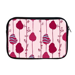 Original Tree Bird Leaf Flower Floral Pink Wave Chevron Blue Polka Dots Apple Macbook Pro 17  Zipper Case by Mariart