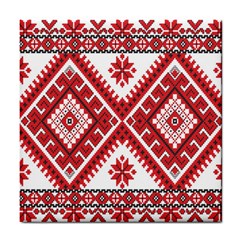 Model Traditional Draperie Line Red White Triangle Tile Coasters by Mariart