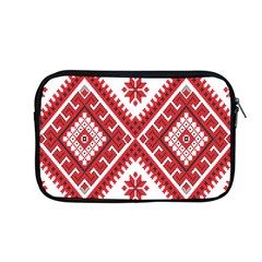 Model Traditional Draperie Line Red White Triangle Apple Macbook Pro 13  Zipper Case by Mariart