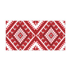 Model Traditional Draperie Line Red White Triangle Yoga Headband by Mariart