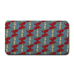 Mushroom Madness Red Grey Polka Dots Medium Bar Mats by Mariart