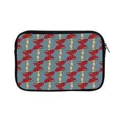 Mushroom Madness Red Grey Polka Dots Apple Ipad Mini Zipper Cases by Mariart