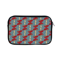 Mushroom Madness Red Grey Polka Dots Apple Macbook Pro 13  Zipper Case