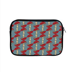 Mushroom Madness Red Grey Polka Dots Apple Macbook Pro 15  Zipper Case