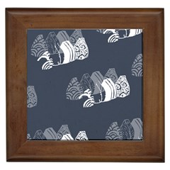 Japan Food Sashimi Framed Tiles