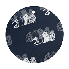 Japan Food Sashimi Ornament (round) by Mariart