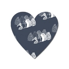 Japan Food Sashimi Heart Magnet