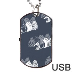 Japan Food Sashimi Dog Tag USB Flash (One Side)