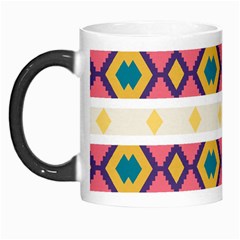 Rhombus And Stripes                            Morph Mug by LalyLauraFLM