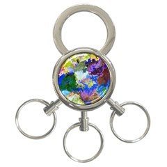 Color Mix Canvas                           3-ring Key Chain by LalyLauraFLM