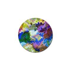 Color Mix Canvas                           Golf Ball Marker (4 Pack) by LalyLauraFLM