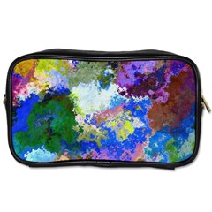 Color Mix Canvas                           Toiletries Bag (two Sides) by LalyLauraFLM