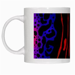 Frog Spectrum Polka Line Wave Rainbow White Mugs by Mariart