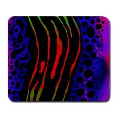 Frog Spectrum Polka Line Wave Rainbow Large Mousepads by Mariart