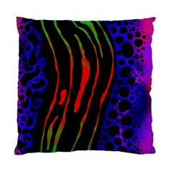 Frog Spectrum Polka Line Wave Rainbow Standard Cushion Case (two Sides) by Mariart