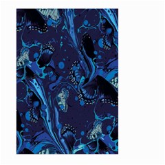 Pattern Butterfly Blue Stone Large Garden Flag (Two Sides)