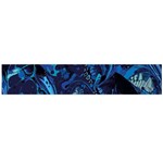 Pattern Butterfly Blue Stone Flano Scarf (Large) Front