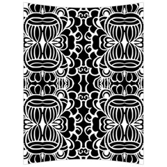 Psychedelic Pattern Flower Black Back Support Cushion by Mariart