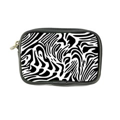 Psychedelic Zebra Black White Line Coin Purse by Mariart