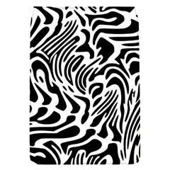 Psychedelic Zebra Black White Line Flap Covers (s) 