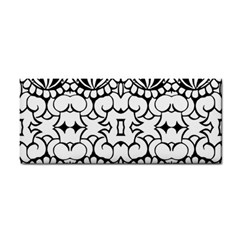 Psychedelic Pattern Flower Crown Black Flower Cosmetic Storage Cases