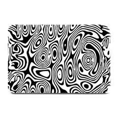 Psychedelic Zebra Black White Plate Mats by Mariart