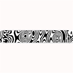 Psychedelic Zebra Black White Small Bar Mats