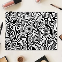 Psychedelic Zebra Black White Cosmetic Bag (xl)