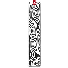 Psychedelic Zebra Black White Large Book Marks