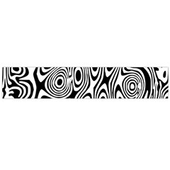 Psychedelic Zebra Black White Flano Scarf (large) by Mariart