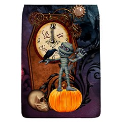 Funny Mummy With Skulls, Crow And Pumpkin Flap Covers (s)  by FantasyWorld7