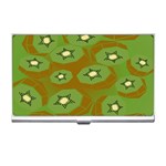 Relativity Pattern Moon Star Polka Dots Green Space Business Card Holders Front