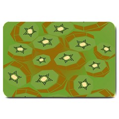 Relativity Pattern Moon Star Polka Dots Green Space Large Doormat 