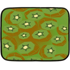 Relativity Pattern Moon Star Polka Dots Green Space Fleece Blanket (mini) by Mariart