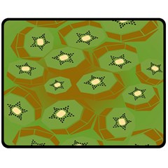 Relativity Pattern Moon Star Polka Dots Green Space Fleece Blanket (medium)  by Mariart