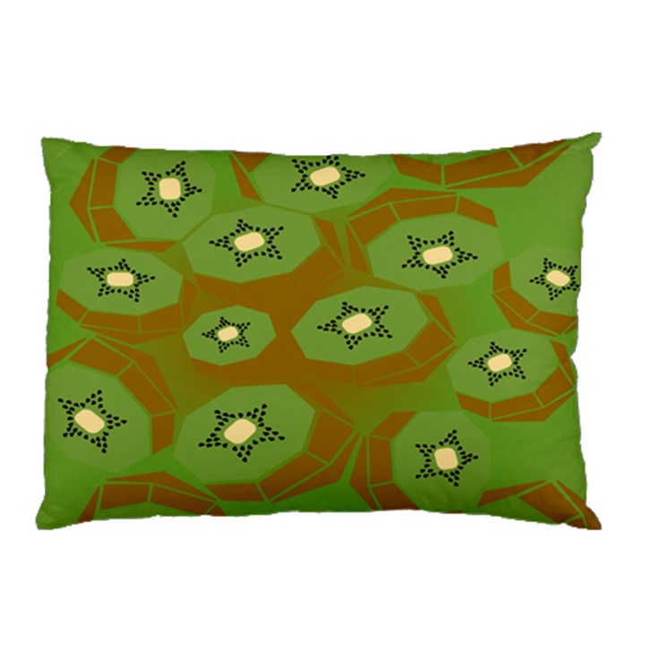 Relativity Pattern Moon Star Polka Dots Green Space Pillow Case (Two Sides)