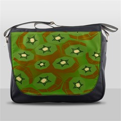 Relativity Pattern Moon Star Polka Dots Green Space Messenger Bags by Mariart